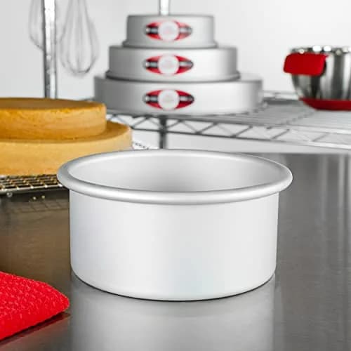 Fat Daddio's PRD-63 Anodized Aluminum Round Cake Pan, 6 x 3 inch | Even Heating & Durable Bakeware thumbnail 5