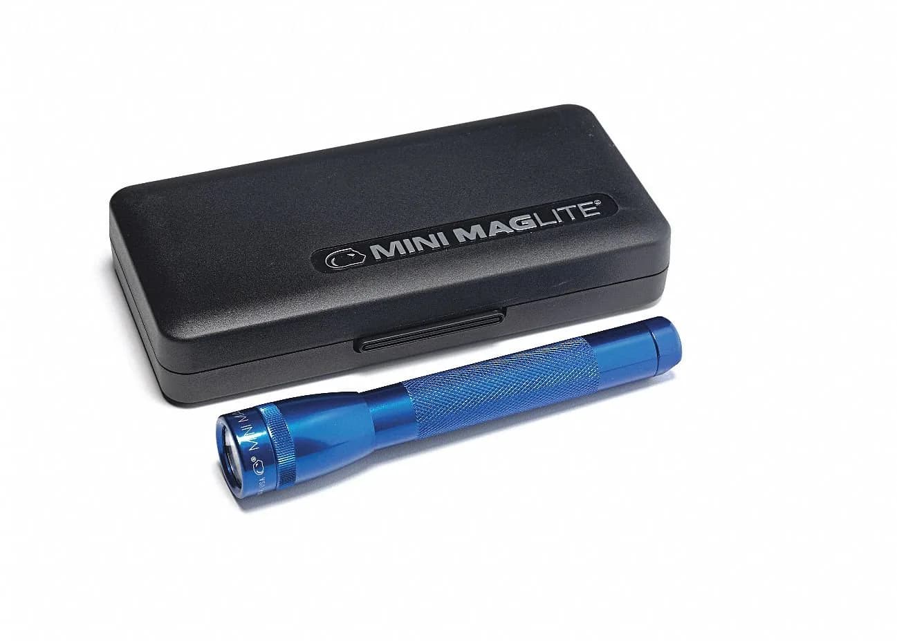 MagLite Mini AA Incandescent Flashlight in Presentation Box | Classic Compact Design, Blue