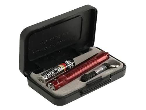 MagLite Solitaire Incandescent AAA Flashlight Red | 8cm (3.15in) - 1x AAA Battery Included thumbnail 1