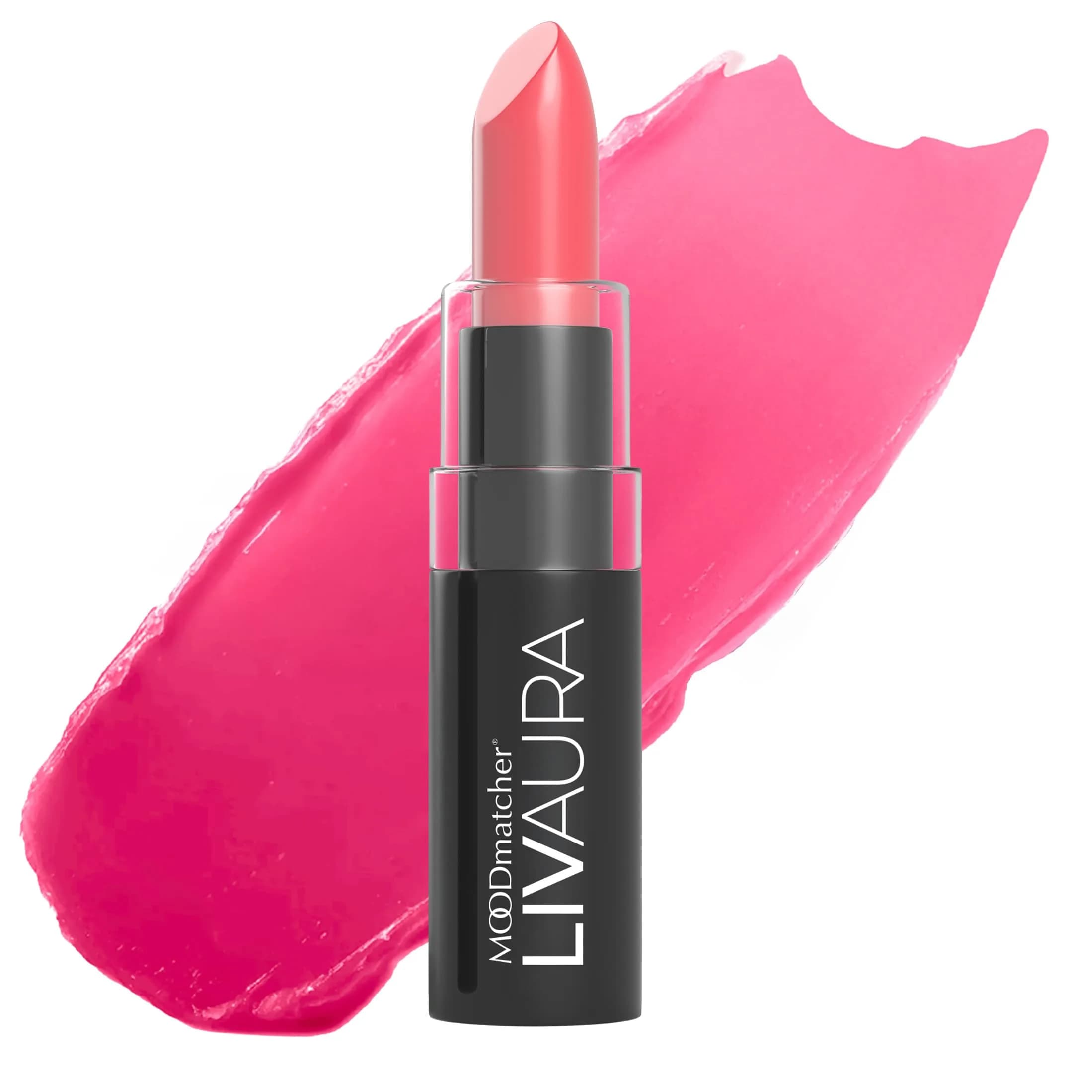 MOODmatcher LIVAURA Light Blue Color Changing Lipstick | 0.12 oz (3.4 g) — Pink