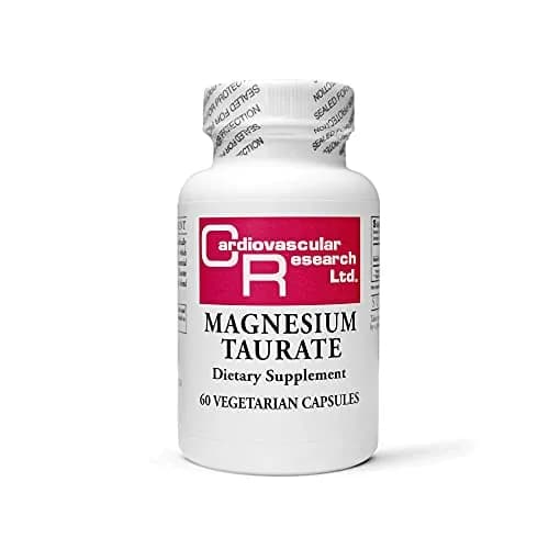 Cardiovascular Research Magnesium Taurate 125 mg 60 Capsules | High Protein Mineral Supplement thumbnail 1
