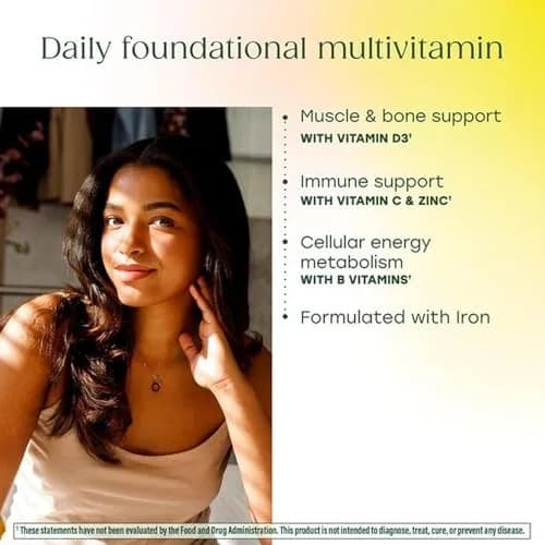 MegaFood One Daily Multivitamin for Women & Men, 180 Tablets | Supports Immunity & Bone Health thumbnail 4