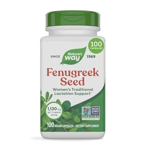 Nature's Way Fenugreek Seed Capsules 100 Count | Traditional Lactation Support thumbnail 1