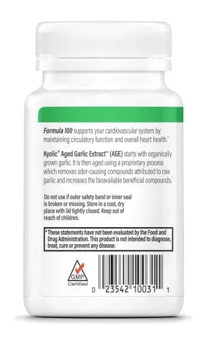 Kyolic Aged Garlic Extract Formula 100 Tablets thumbnail 2