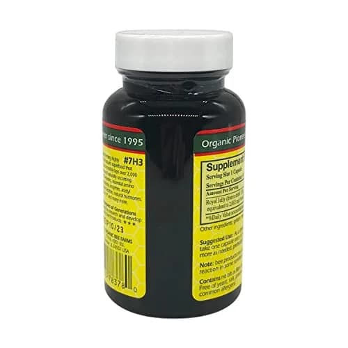 YS Organic Pure Royal Jelly Capsules 35 Count (Pack of 1) | Ultra Mega Strength 2000mg thumbnail 7
