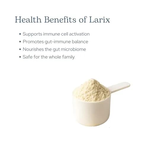ECLECTIC INSTITUTE Organic Larix Powder 3 oz | Immune + Gut Support for Adults & Kids thumbnail 4