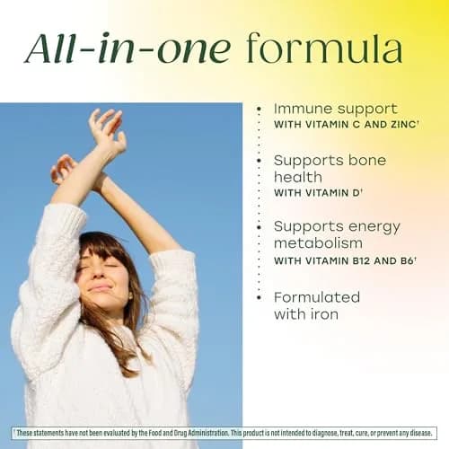MegaFood One Daily Multivitamin for Women with 22 Nutrients | Supports Energy, Bone & Immune Health thumbnail 4