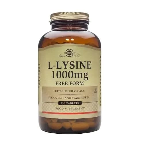 Solgar L-Lysine 1000 mg Tablets | 250 Count (250 Servings) | Essential Amino Acid for Skin & Collagen Support thumbnail 4