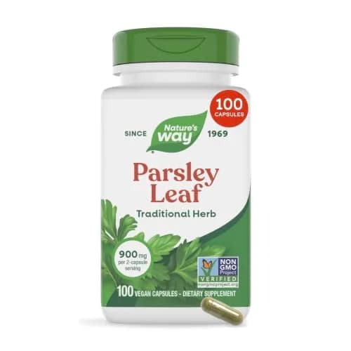Nature's Way Parsley Leaf Dietary Supplement 100 ct | Supports Chlorophyll & Herbal Tradition thumbnail 1