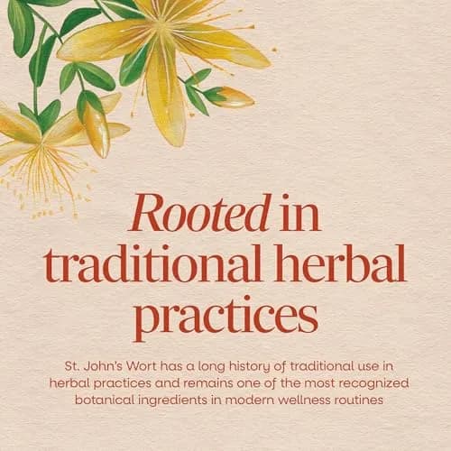 Nature's Way St. John’s Wort Capsules, 700 mg | Supports Mood & Wellbeing, Vegan, 180 ct thumbnail 3