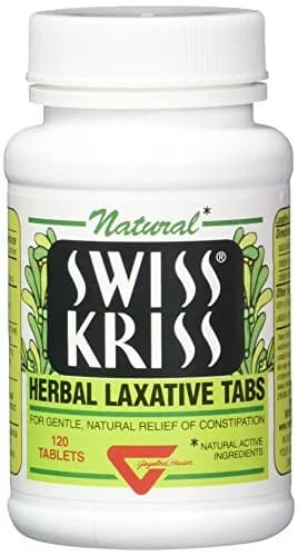 Swiss Kriss Senna Tablets 120 Ct | Herbal Laxatives for Constipation Relief thumbnail 4