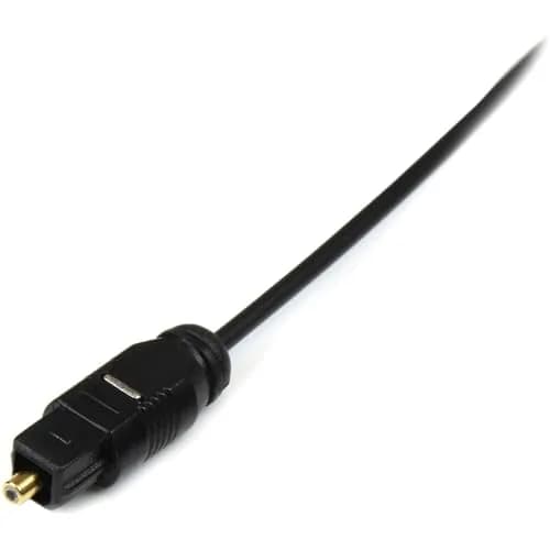StarTech.com 3 m (10 ft) Ultra-Thin Digital Optical Audio Cable | Toslink SPDIF Male/Male thumbnail 2