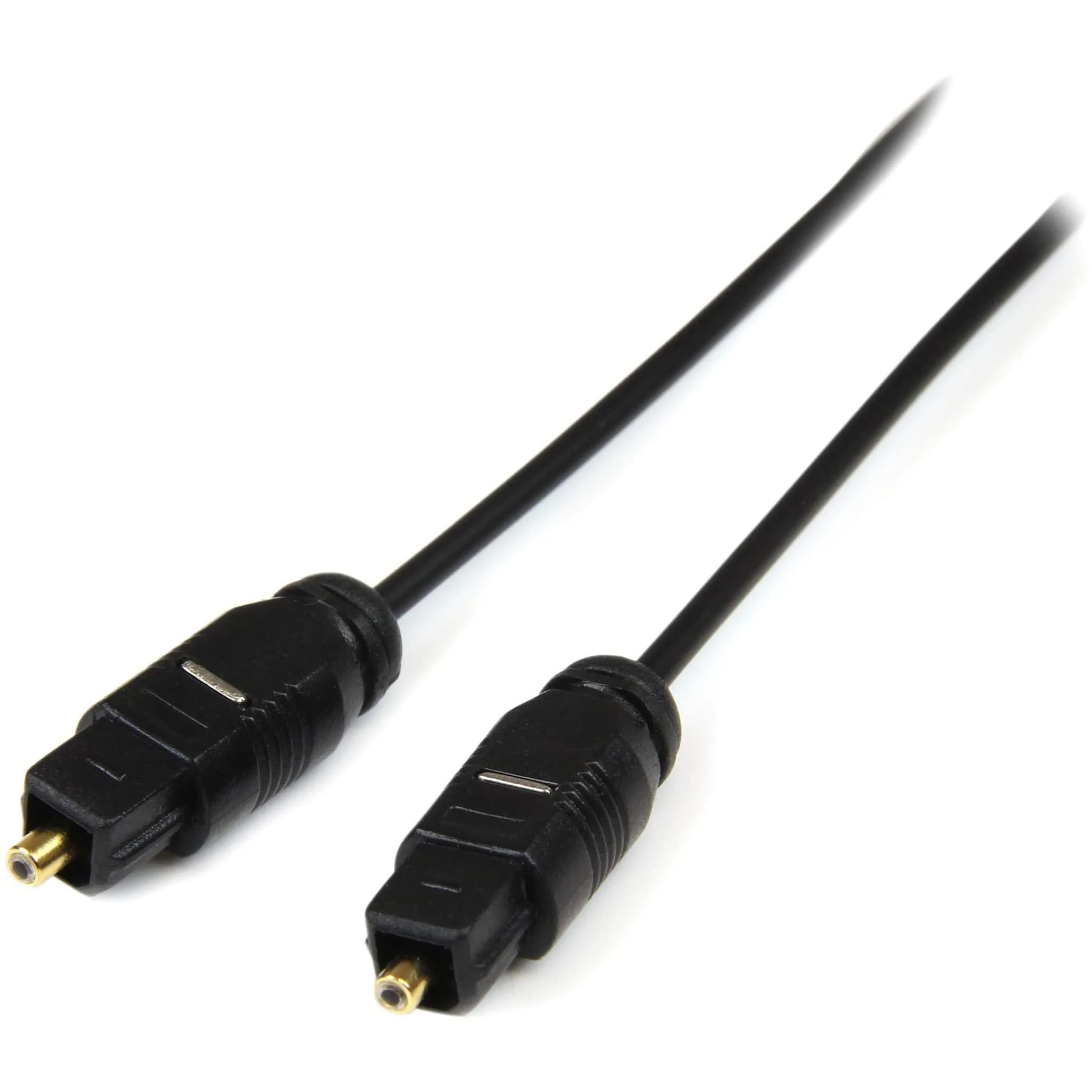 StarTech.com 3ft Ultra-Thin Optical Audio Cable | Toslink SPDIF Fiber Optic Cable - main product image