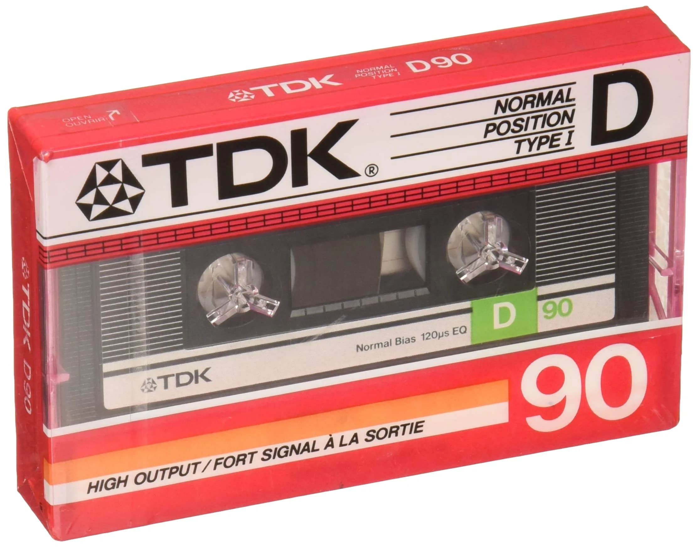 TDK Normal Bias Audiocassette 90 Minutes Single | High-Output Ferric Tape for Clear Recordings - main product image