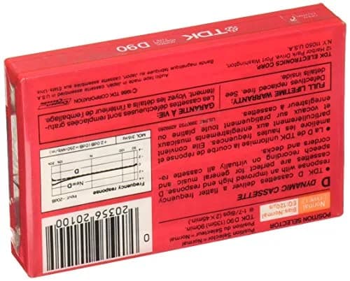 TDK Normal Bias Audiocassette 90 Minutes Single | High-Output Ferric Tape for Clear Recordings thumbnail 2