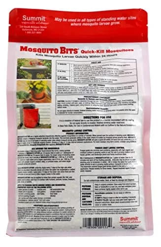 Summit Mosquito Bits Larvicide Granules 850g (30 oz) | EPA Registered Biological Control thumbnail 2