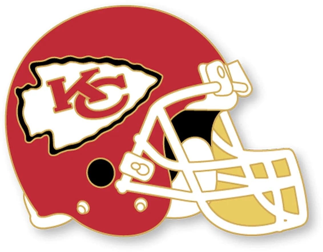 aminco NFL Kansas City Chiefs Helmet Pin | Officially Licensed Collectible (3/4-inch) - main product image