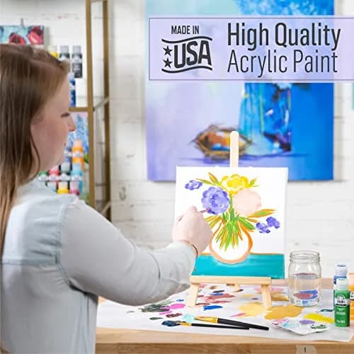 FolkArt Acrylic Paint Tangerine 60ml (2 Fl Oz) | Artist-Quality Matte Finish thumbnail 4