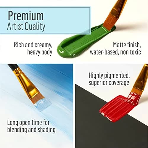 FolkArt Acrylic Paint Tangerine 60ml (2 Fl Oz) | Artist-Quality Matte Finish thumbnail 6