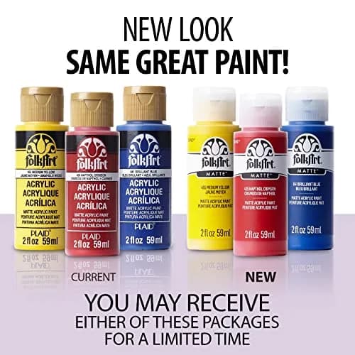 FolkArt Acrylic Paint Tangerine 60ml (2 Fl Oz) | Artist-Quality Matte Finish thumbnail 2