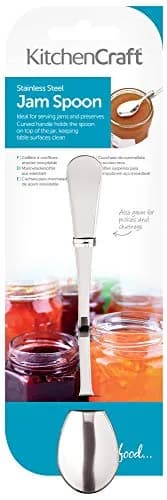 KitchenCraft Jam Spoon for Jars, Stainless Steel, 15 cm | Secure Mess-Free Jam Serving thumbnail 2