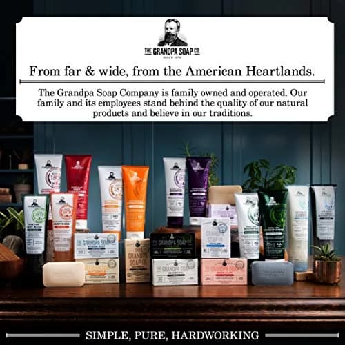 Grandpa's Pine Tar Soap 3.25 oz | Moisturizes & Deodorizes | Unisex thumbnail 5