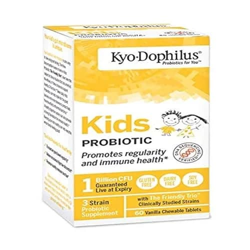 Wakunaga Kyo-Dophilus Kids Probiotic 60 Tablets | Clinically Studied Digestive & Immune Support thumbnail 4