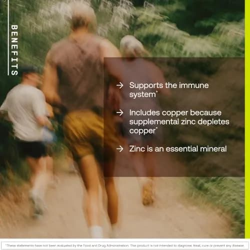 Jarrow Formulas Zinc Balance 15 mg Zinc with Copper 100 Capsules | Immune Support Supplement thumbnail 2