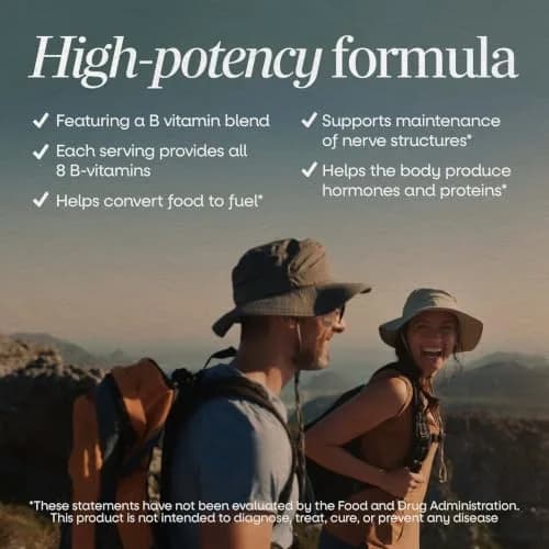 Nature's Way B-50 Complex Supports Cellular Energy & Nerve Health 100 Capsules | Gluten Free thumbnail 3