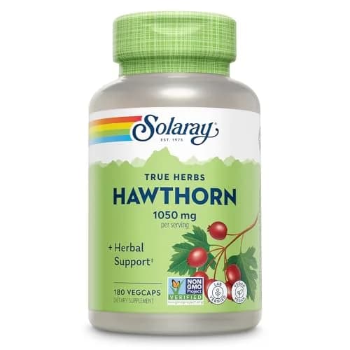 SOLARAY Hawthorn Berry Capsules 1050 mg | Herbal Support for Heart & Wellness thumbnail 1