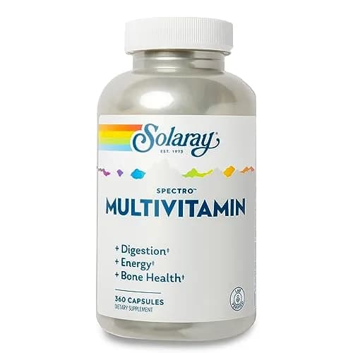 SOLARAY Spectro Multivitamin with Iron - Capsule 360 | Full-Spectrum Support for Digestion & Bone Health thumbnail 1