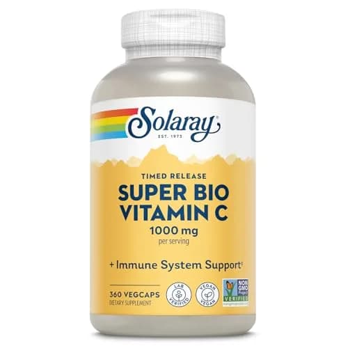SOLARAY Super Bio Buffered Vitamin C 1000 mg Time Release, 360 VegCaps thumbnail 1