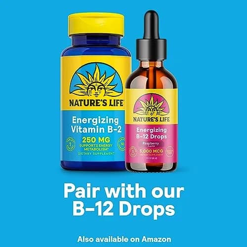 Nature's Life Vitamin B-2 250 mg | Energy & Metabolism Support (70-120 chars) thumbnail 6