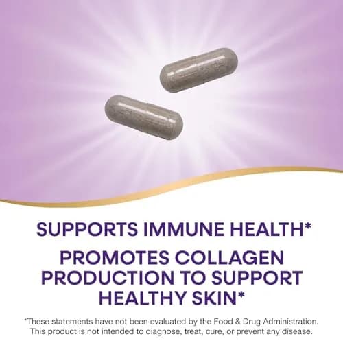 Nature's Way Vitamin C-500 with Rose Hips 100 Capsules | 1000 mg per Serving, Gluten-Free thumbnail 3