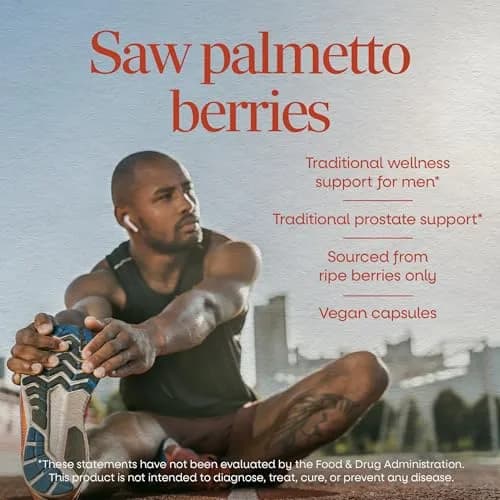 Nature's Way Saw Palmetto Berries Prostate Support 180 Count | Traditional Herbal Supplement for Men thumbnail 6