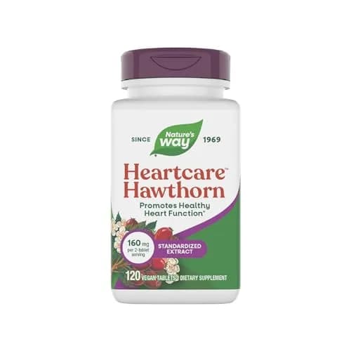 Nature's Way HeartCare Hawthorn Standardized Extract, 120 ct | Supports Healthy Heart Function thumbnail 1