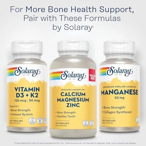 Solaray Manganese Supplement 50 mg | Advanced Chelate Complex for Daily Wellness thumbnail 6