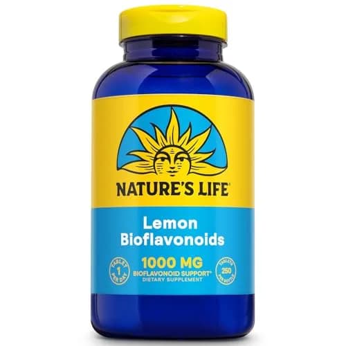 Nature's Life Lemon Bioflavonoids 1000mg | Citrus Bioflavonoids Supplement with Hesperidin & Rutin (250 Tablets) thumbnail 1