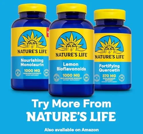 Nature's Life Lemon Bioflavonoids 1000mg | Citrus Bioflavonoids Supplement with Hesperidin & Rutin (250 Tablets) thumbnail 6