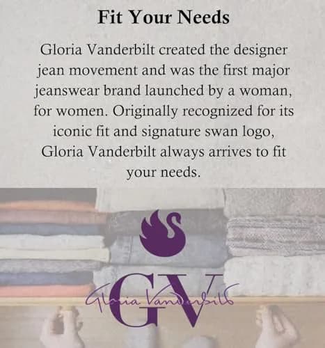 Gloria Vanderbilt Amanda High Rise Tapered Jeans 16 Short | Classic Fit & Versatile Style thumbnail 3