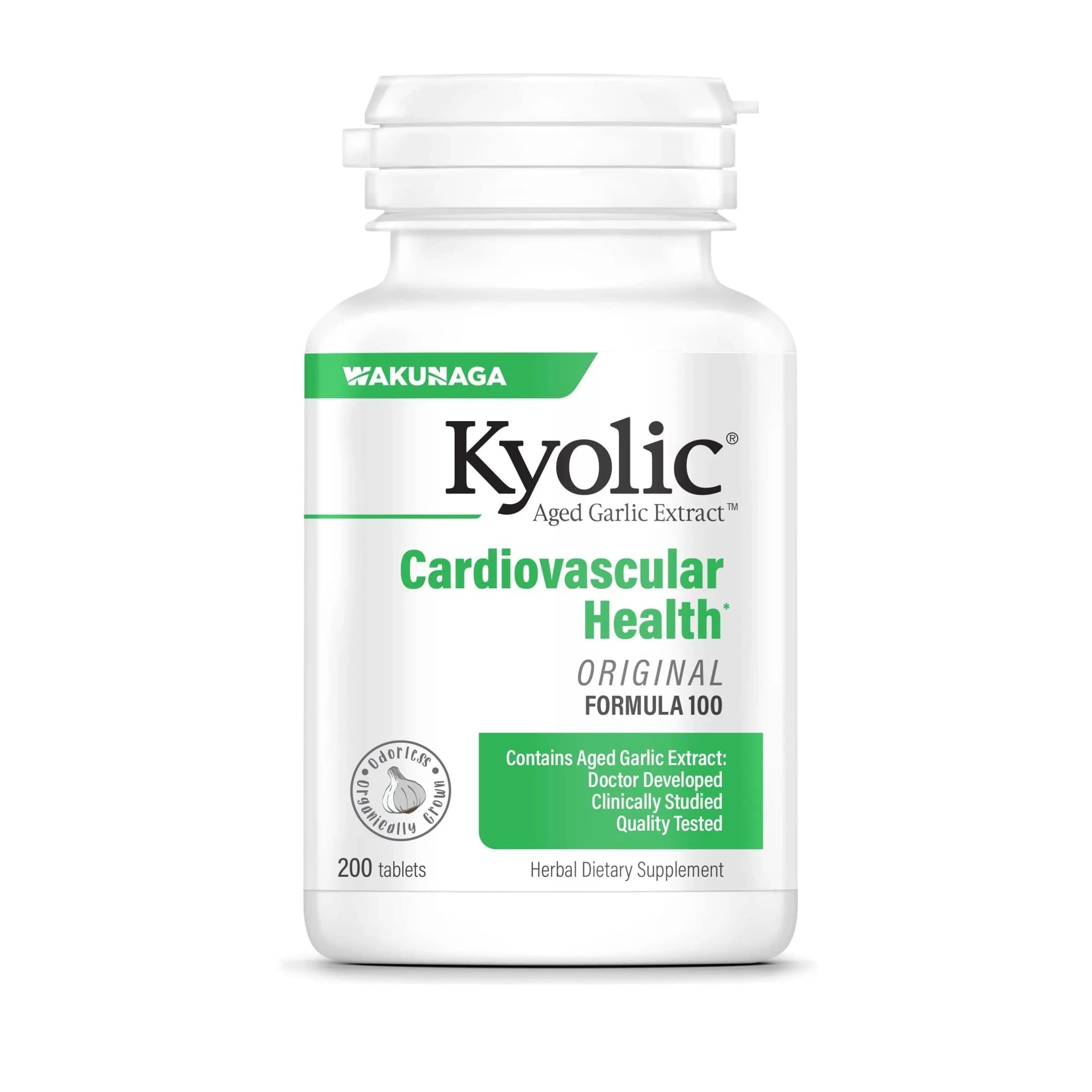 Kyolic Aged Garlic Extract Formula 100, 200 Tablets