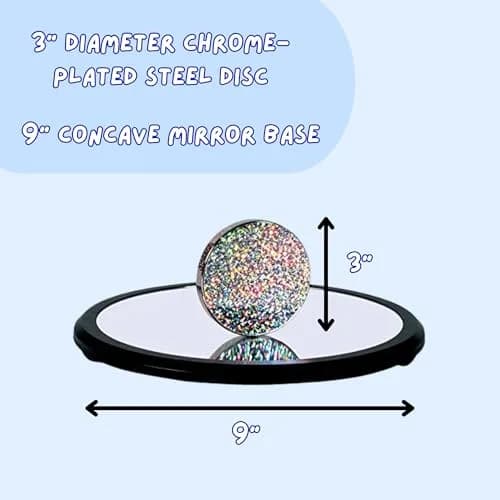 Toysmith Euler's Disk Physics Science Desk Toy 2.02 lb (0.92 kg) | Interactive STEM Toy for Focus & Relaxation thumbnail 3