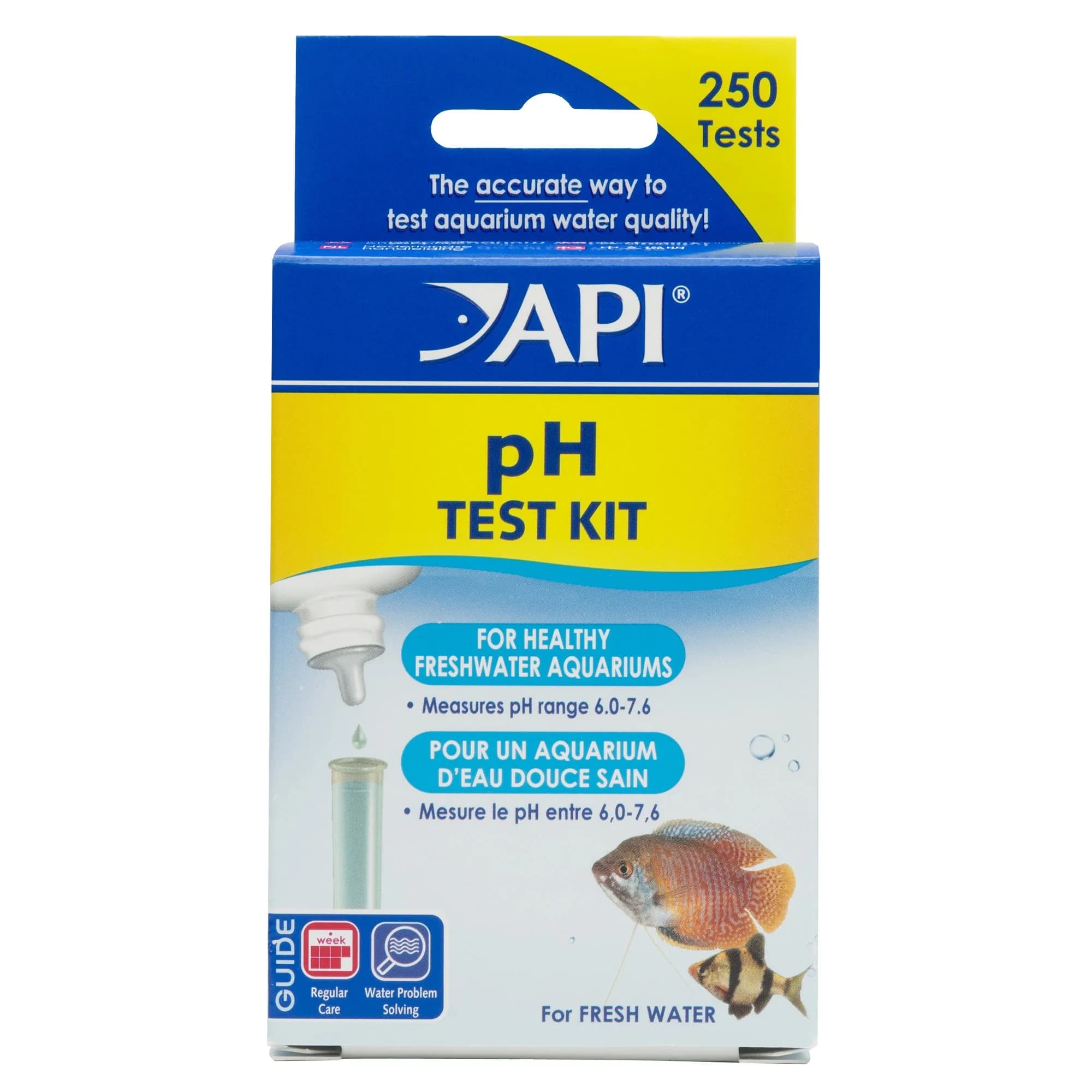 API pH TEST KIT 250-Test Freshwater Aquarium Water pH Test Kit | Easy Weekly Monitoring - main product image