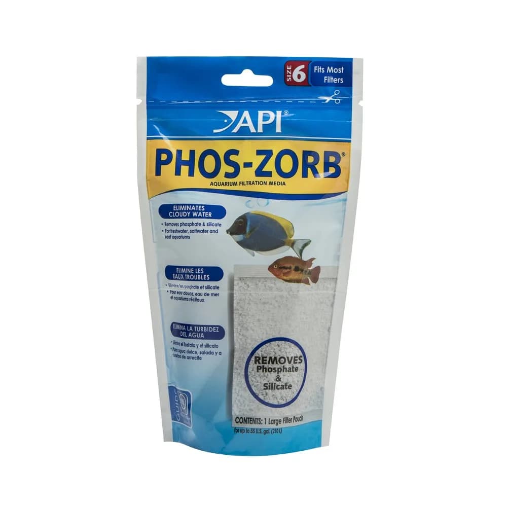 API Phos-Zorb Size 6 Aquarium Canister Filter Filtration Pouch | Removes Phosphate & Silicate (110-130 chars) - main product image