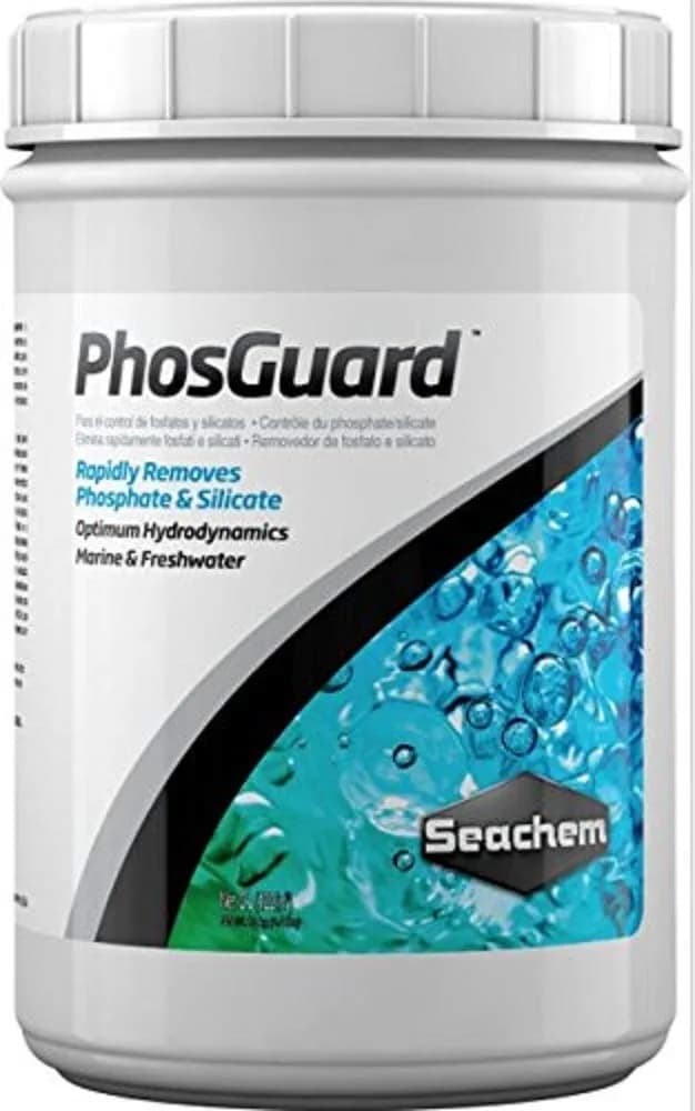 Seachem PhosGuard 1000ml (2.2 lb) | Rapid Phosphate & Silicate Remover for Marine & Freshwater Aquariums — 2 L/ 67.6 oz.