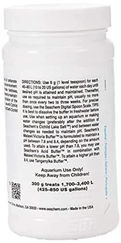 Seachem Malawi/Victoria Buffer 300g | Increases Water Hardness for Freshwater Aquariums thumbnail 2
