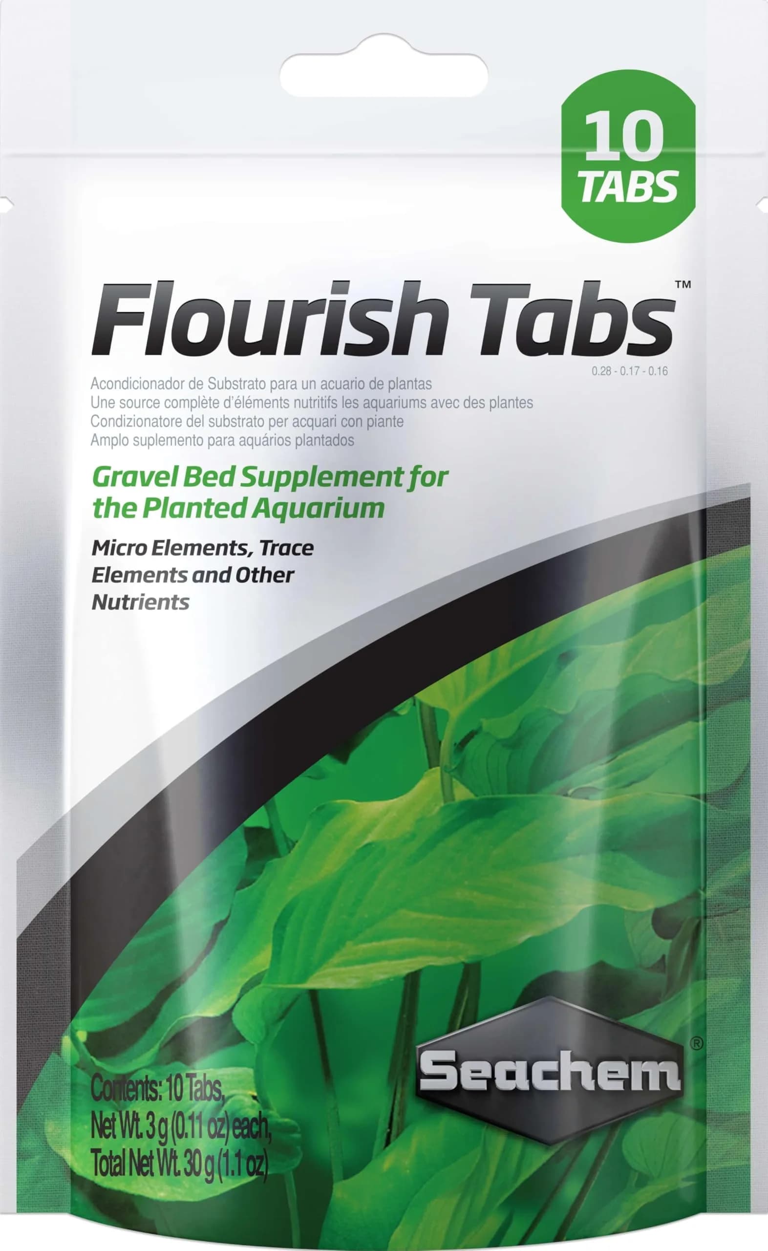 Seachem Flourish Tabs 10 ct | Aquarium Plant Fertilizer for Healthy Growth - main product image