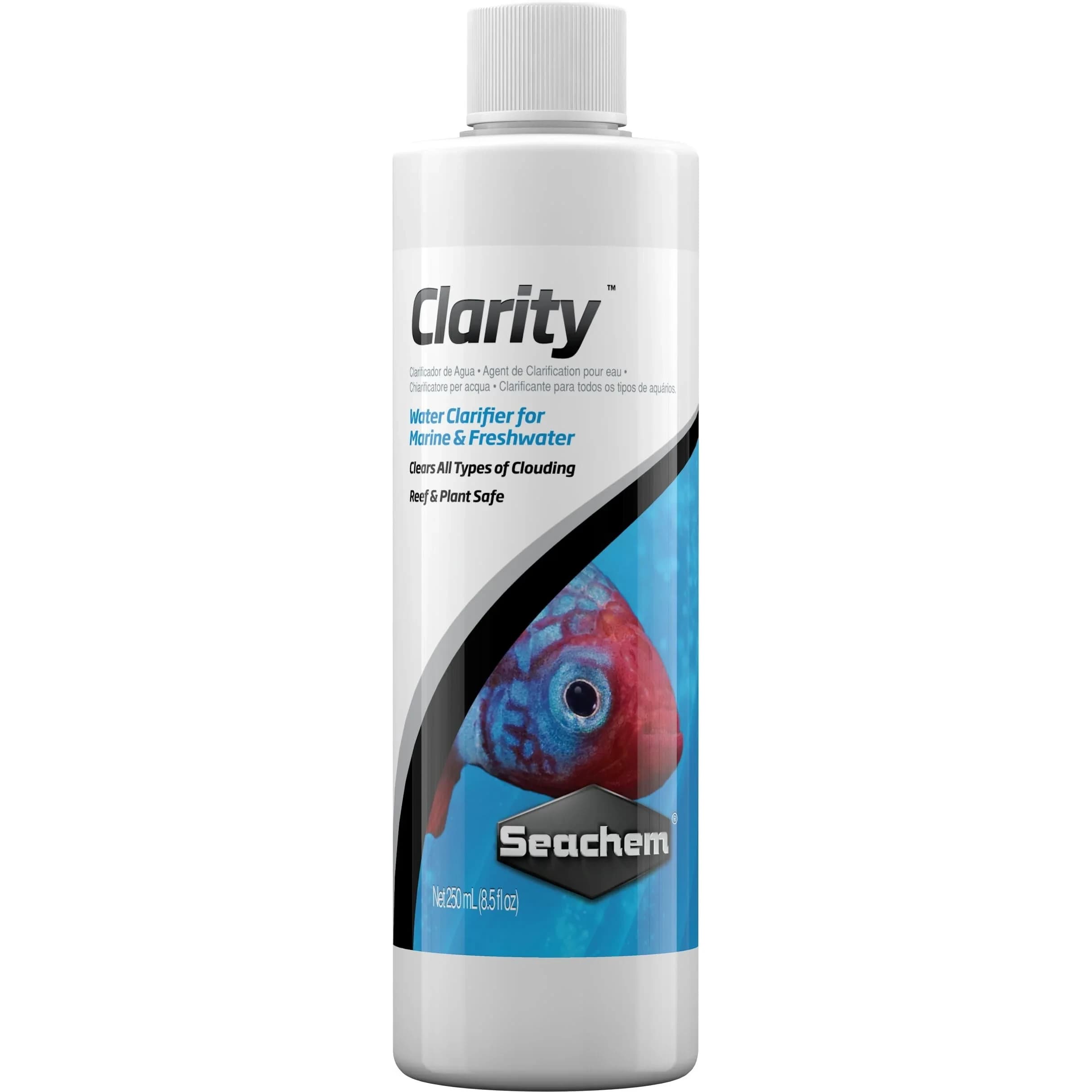 Seachem Clarity Water Clarifier 250ml (8.45 Fl Oz) | Clears All Clouding for Marine & Freshwater Tanks - main product image