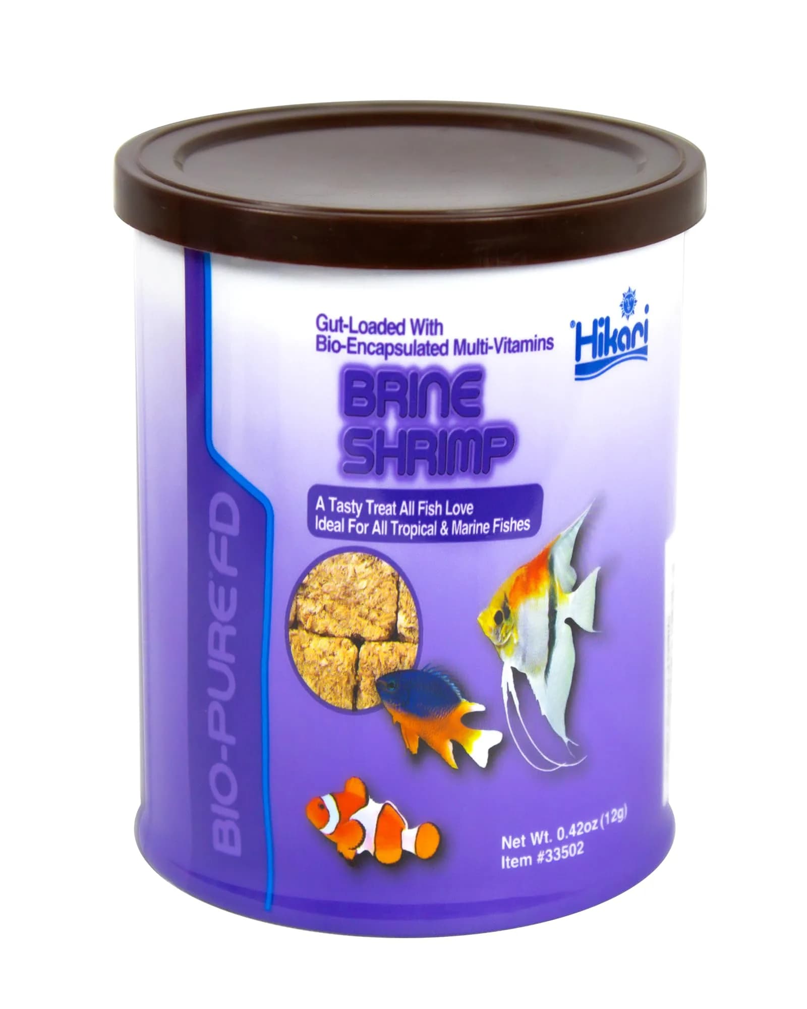 Hikari Bio-Pure Freeze Dried Brine Shrimp 0.42 oz (12 g) | High-Quality Fish Food - main product image