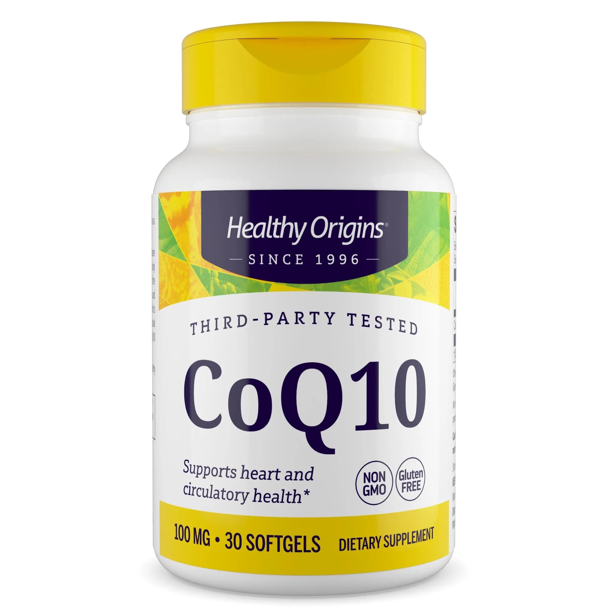 Healthy Origins CoQ10 100 mg Softgels (150 Count) | Supports Cellular Energy Production — Unflavored thumbnail 1